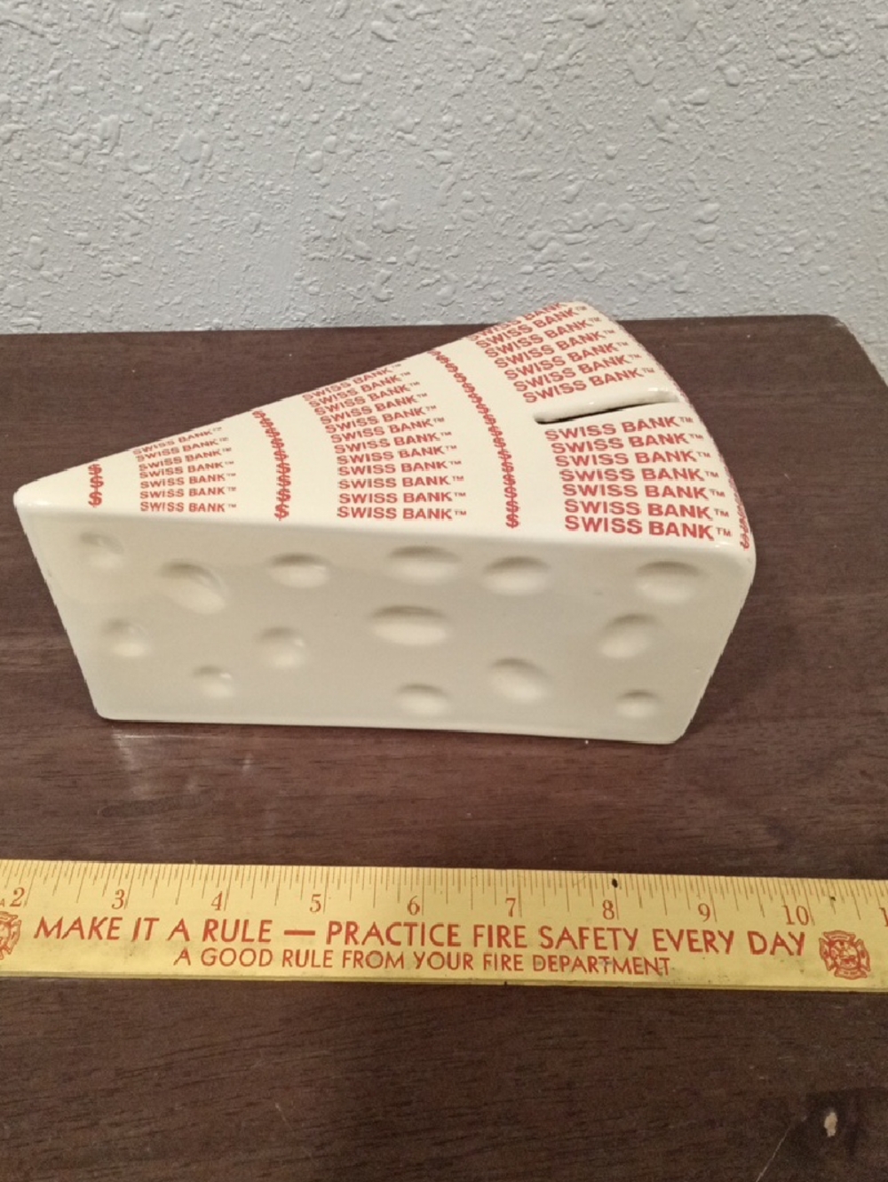 Swiss Bank , Cheese Wedge Coin Bank